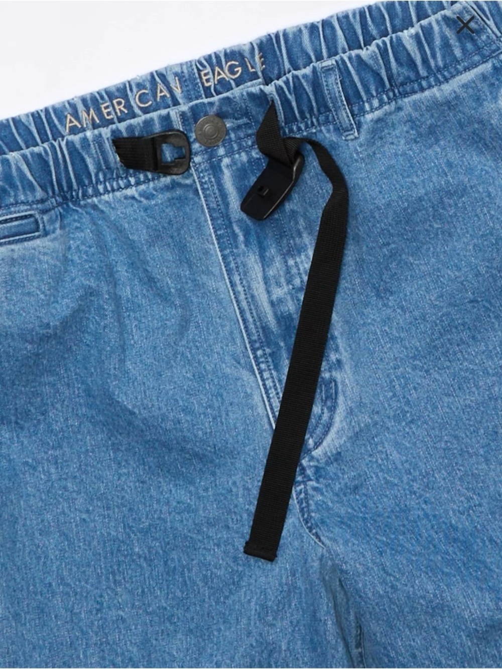 AE American Eagle Belted Loose Jean NWT Size Medium - Picture 14 of 15